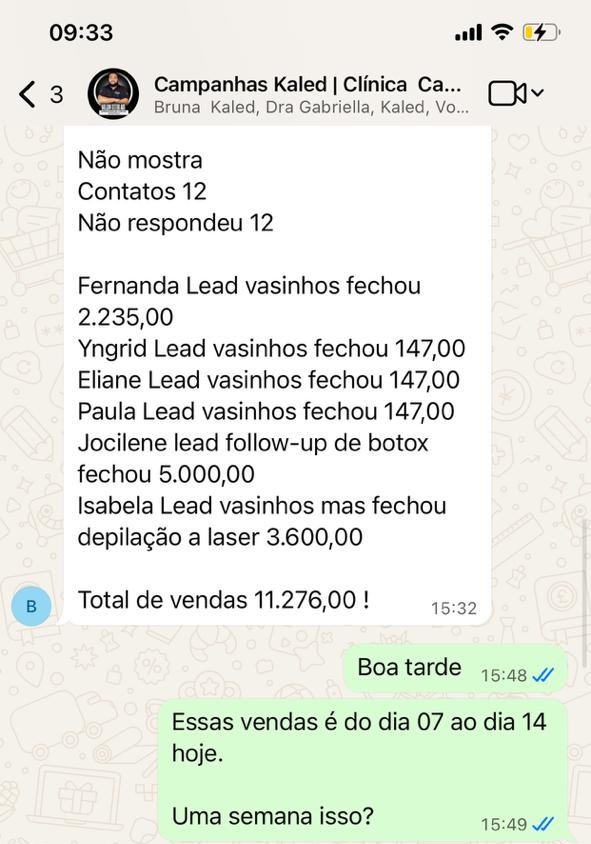 Resultado real #49 — Faturamento e Vendas