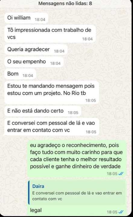 Resultado real #32 — Feedbacks de Clientes