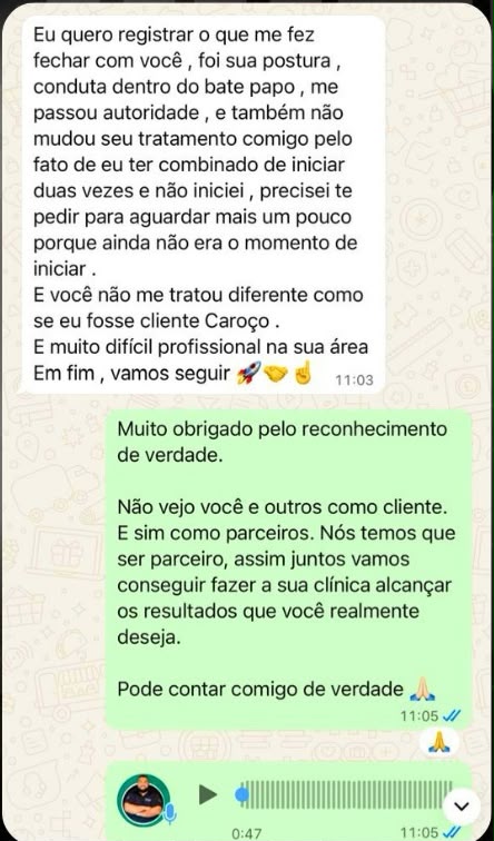 Resultado real #34 — Feedbacks de Clientes